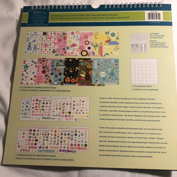 Scrapbook calendar - NWOT - Kids LOVE To Do! - Picture 2 of 8